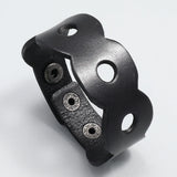 Vintage Punk Hollow Leather Bracelets for Men and Women