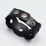 Vintage Punk Hollow Leather Bracelets for Men and Women