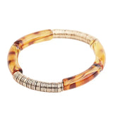 Vintage Acrylic Resin Bamboo Cuff Bangle