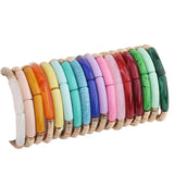 Vintage Acrylic Resin Bamboo Cuff Bangle