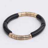 Vintage Acrylic Resin Bamboo Cuff Bangle