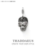 Vintage Skeleton Pendant Charm for Bracelet Halloween Party