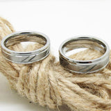 Silver Tungsten Carbide Women's Wedding Rings