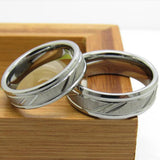 Silver Tungsten Carbide Women's Wedding Rings