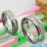 Silver Tungsten Carbide Women's Wedding Rings
