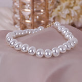 Pearl Collar Necklaces Big Beads Choker Necklace Wedding Party Jewelry