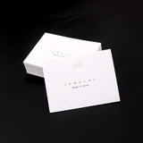 200pcs Paper Earrings Card 6x8cm Logo Jewelry Earring Packaging Display Cards