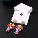 200pcs Paper Earrings Card 6x8cm Logo Jewelry Earring Packaging Display Cards