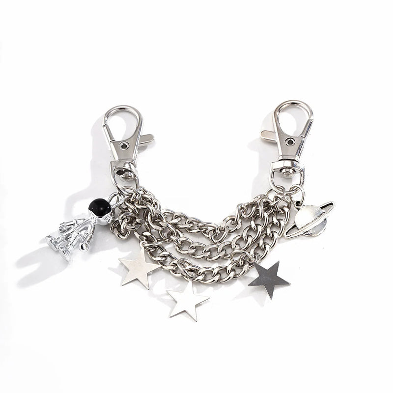 Versatile Heavy Robot star Shoe Chain Party Anklet Foot Ornament