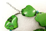 Green Stone Baroque Bead Bracelet 18-20cm 7.8''