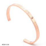 Women Bracelets Charms Letters Bangle Engagement BT201113