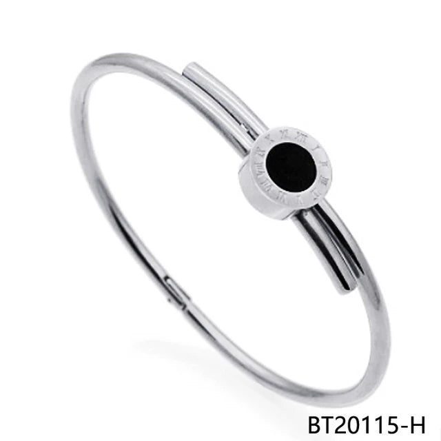Women Bracelet Charms Letters Bangle Engagement BT20115