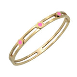 Women Bracelets Charms Letters Bangle JAR003