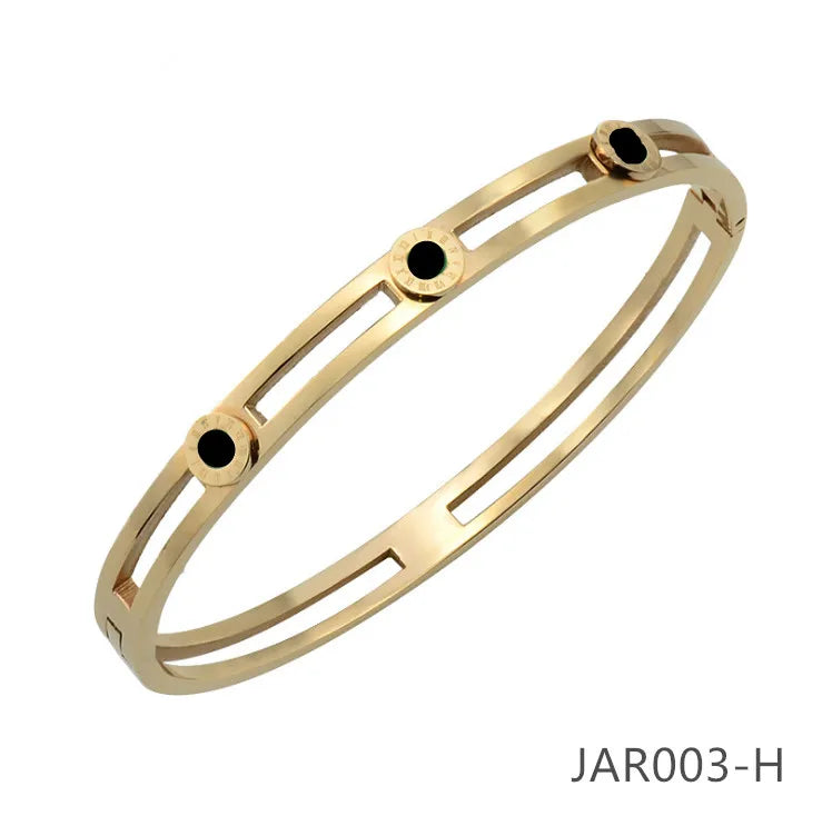 Women Bracelets Charms Letters Bangle JAR003