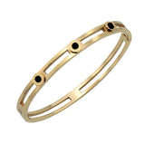 Women Bracelets Charms Letters Bangle JAR003