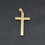 Stainless Steel Cross Necklace for Women 60/70CM Chain Pendant