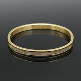 6MM Stainless Steel Woven Cuff Bracelet for Women