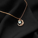 925 Silver Crescent Moon Pendant Necklace