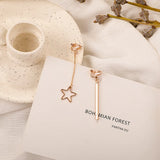 Geometric Pearl Long Clip-on Earrings for Women Party