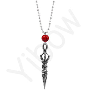 Genshin Impact Xiao Cosplay Necklace & Dagger Choker Set