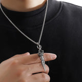 Genshin Impact Xiao Cosplay Necklace & Dagger Choker Set