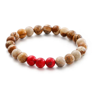 Women Silver Letters Stainless Steel Bead Chain Bracelets