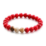 Women Silver Letters Stainless Steel Bead Chain Bracelets