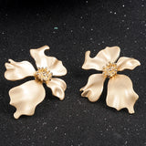 Big Flower Ear Stud Earrings Dangle Party Jewelry Gift