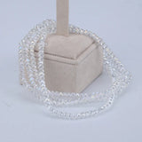 Women 1m Elasticity Choker Set or Bracelet Dual Use Crystal Beads Chain