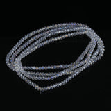 Women 1m Elasticity Choker Set or Bracelet Dual Use Crystal Beads Chain