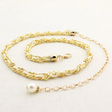 Pearl Waist Chain Girls Metal Hook Dress All-Match Waist Chain Belts