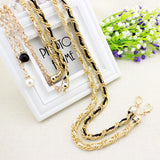 Pearl Waist Chain Girls Metal Hook Dress All-Match Waist Chain Belts