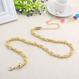 Pearl Waist Chain Girls Metal Hook Dress All-Match Waist Chain Belts