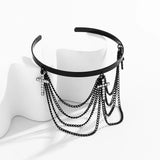 Punk Style Cross Tassel Chain Arm Bangle