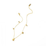 Zircon Round Anklets Stainless Steel Jewelry Woman Gift