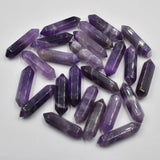 Natural Amethysts Pillar Pendants Jewelry Accessories 24pcs/lot