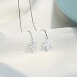 Maple Leaf Long Tassel Earrings for Women Stylish Jewelry