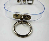 Sexy Harajuku Clear Leather O-Round Choker Necklace Collar Club Party
