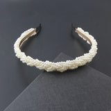 Woven Pearl Headband for Ladies Street Style Hair Accessories