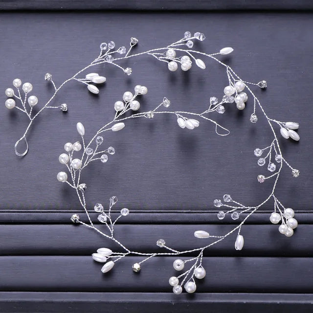 Princess Tiara Crown Headband for Bride Wedding