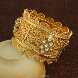 Women Bangles Crystal Bracelet Ethiopian Dubai Jewelry African