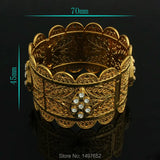 Women Bangles Crystal Bracelet Ethiopian Dubai Jewelry African