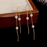 Tassel Bow Shaped Earrings Stylish Jewelry