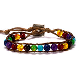Fashionable Red Agate Beads Hand Jewelry Adjustable Bracelet