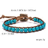 Fashionable Red Agate Beads Hand Jewelry Adjustable Bracelet