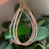Real Freshwater Pearl Bracelet 2-3mm Mini Button Bangle