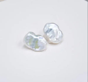 Baroque Freshwater Pearl Stud Earrings