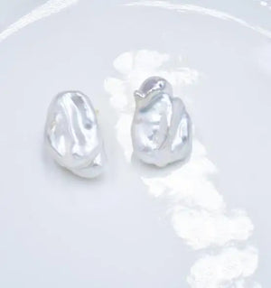 Baroque Freshwater Pearl Stud Earrings