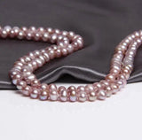 Pink Lavender Natural Freshwater Pearl Loose Beads 4mm