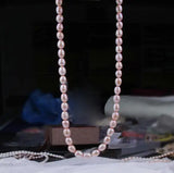 7-8MM Freshwater Pearl Necklace for Women Wedding Bridal